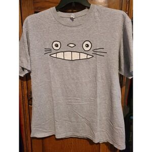 Studio Ghibli My Neighbor Totoro T Shirt Gray Anime Graphic Tee XL Anvil‎